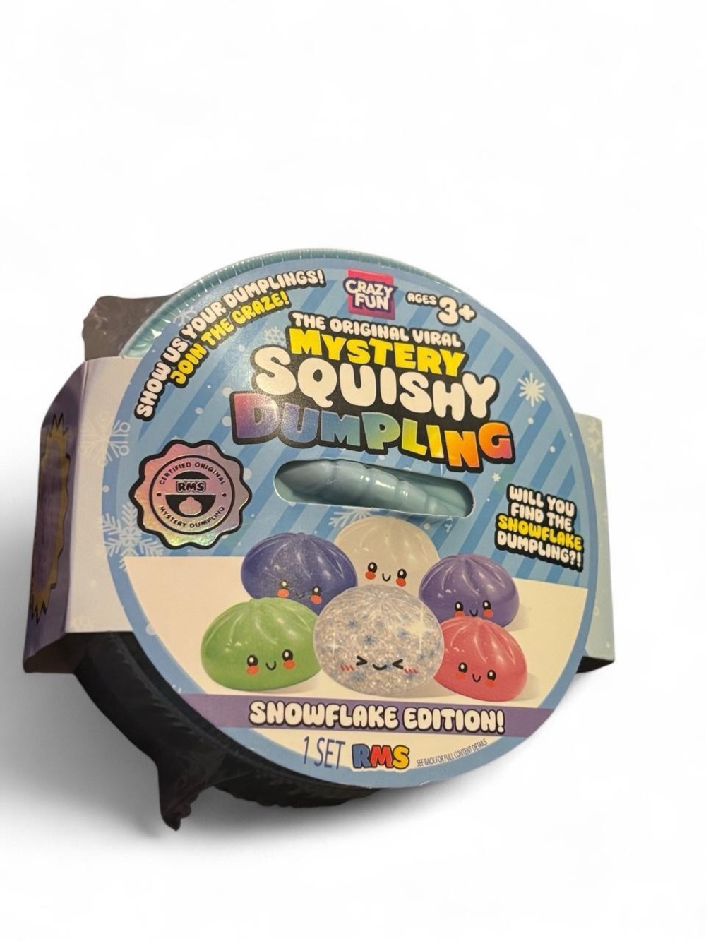 RMS Mystery Squishy Dumpling Snowflake Edition HTF